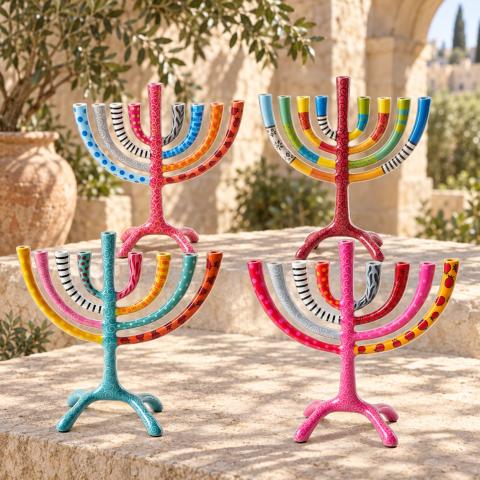 ארבע חנוכיות מסדרת צמרת