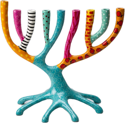 צמיחה · חנוכיות עוזיאל עץ החיים